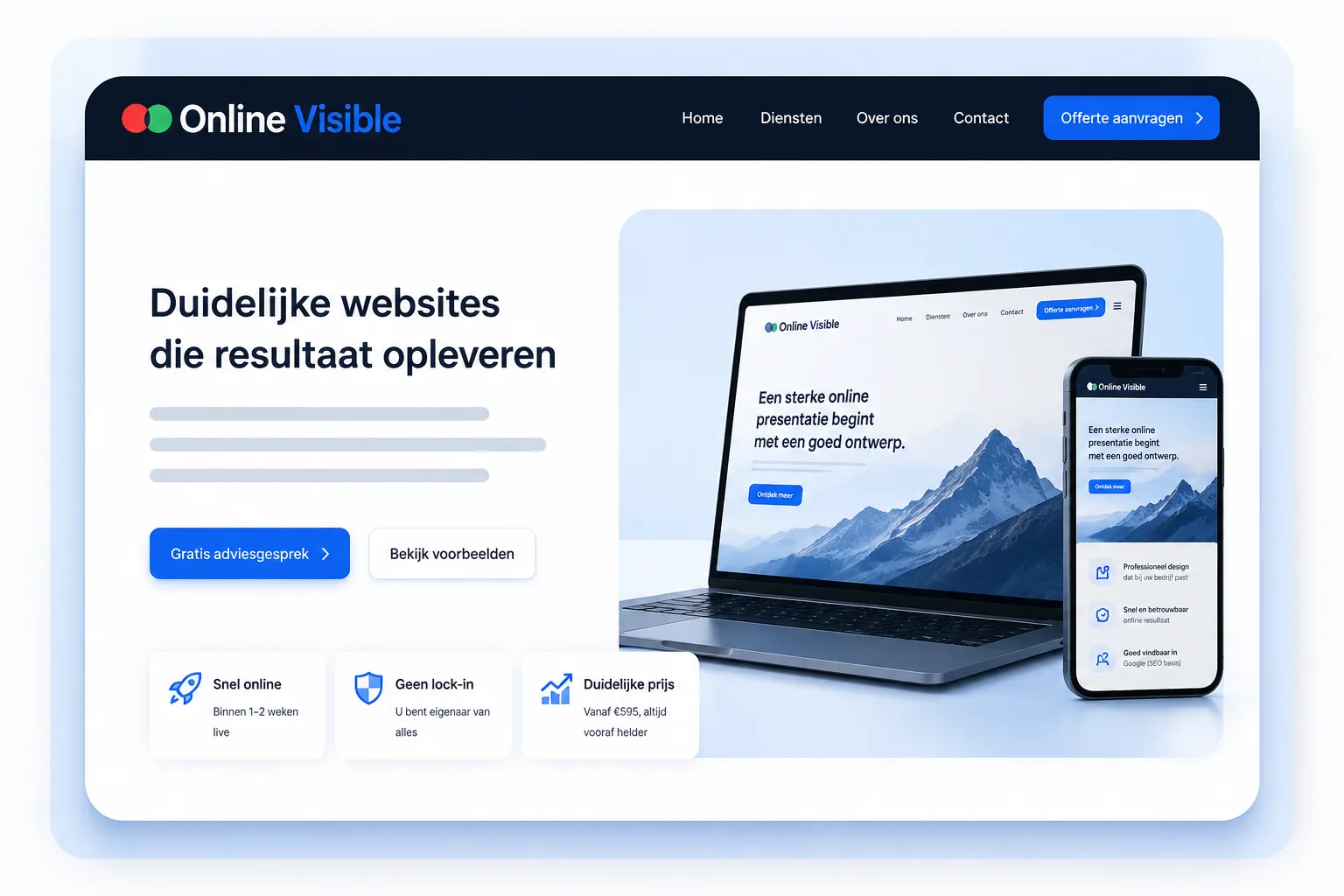 webdesign en online marketing door Online Visible